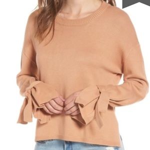 Nordstrom Astro The Label Tie Sleeve Sweater